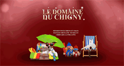 Desktop Screenshot of le-domaine-du-chigny.com